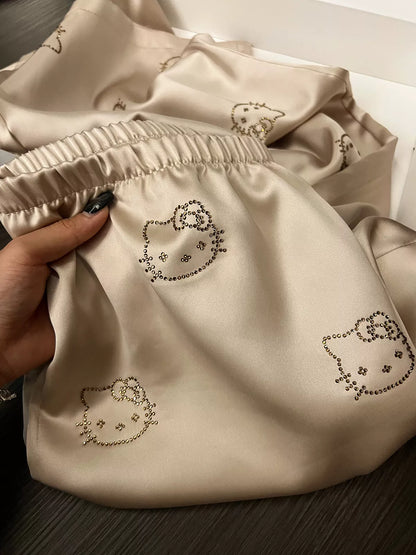 Hello Kitty Silky Pajama Set