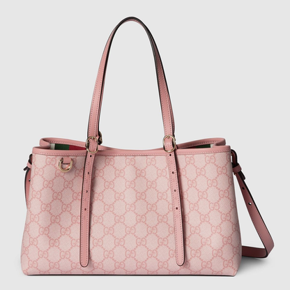 GUCCI GG Emblem Medium Tote Bag
