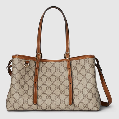 GUCCI GG Emblem Medium Tote Bag