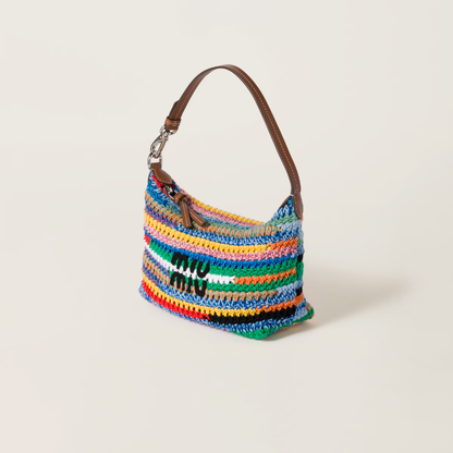 Miu Miu Multicolor Crochet Pouch