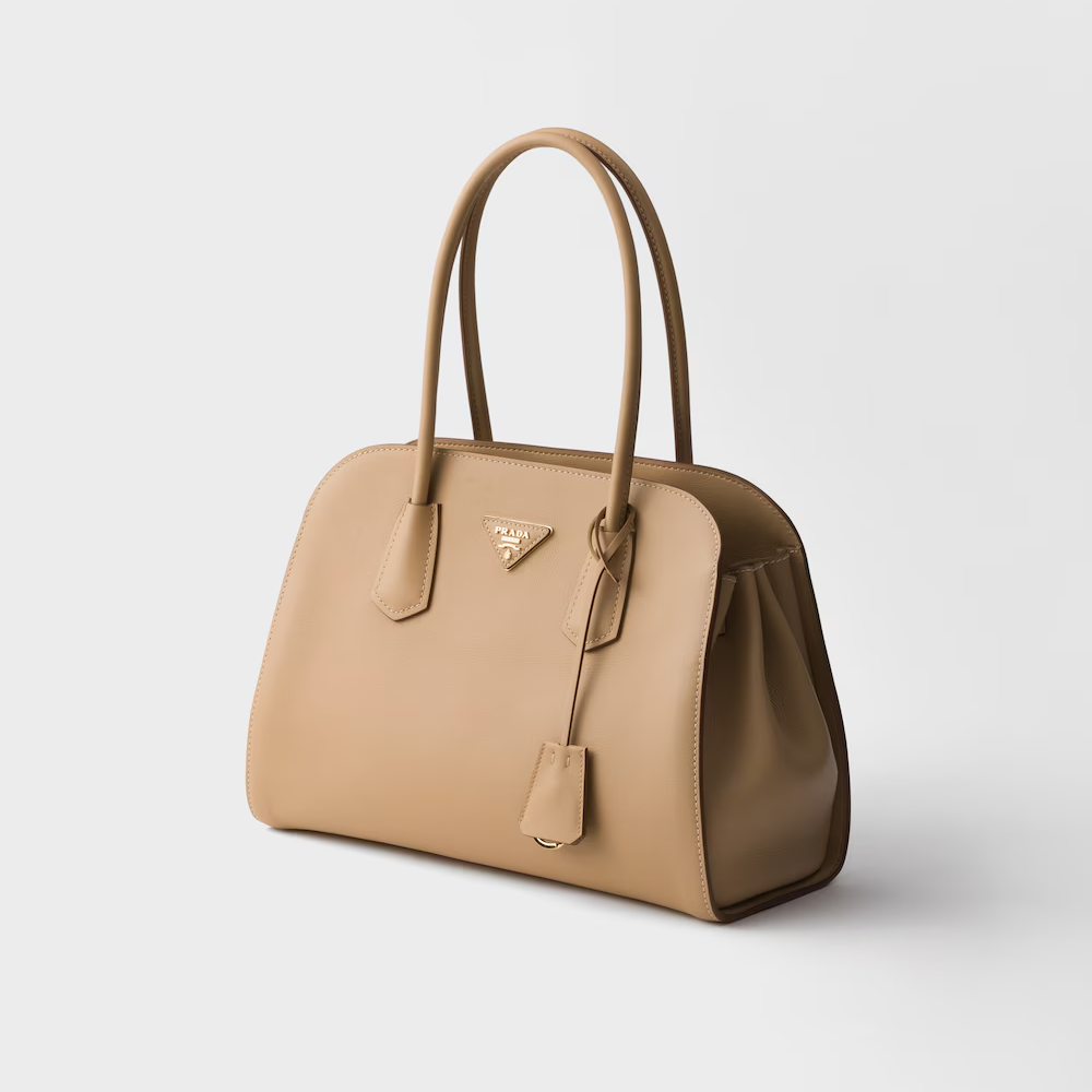 Prada Medium Leather Tote Bag