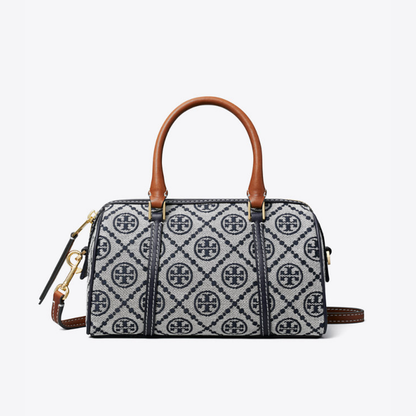 Tory Burch Monogram Mini Barrel Bag