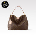 LV Graceful MM Monogram Canvas Shoulder Bag