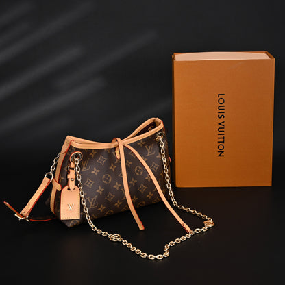 Louis Vuitton CarryAll BB Monogram Canvas Shoulder Bag – Classic Brown (M13014)