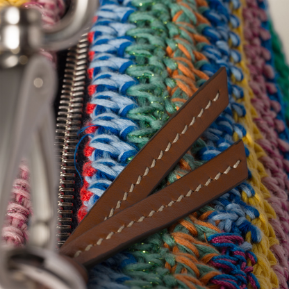 Miu Miu Multicolored Crochet Pouch