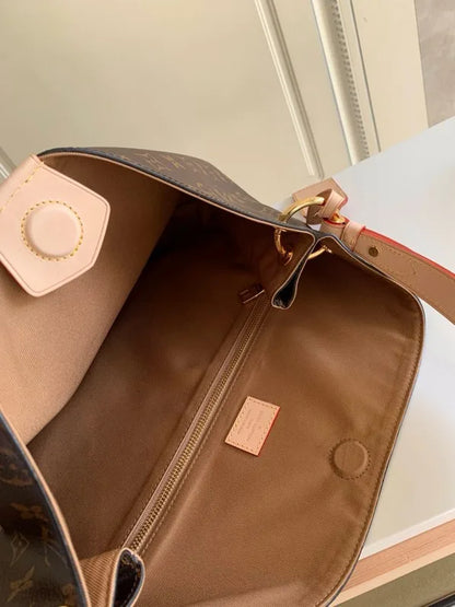 LV Graceful MM Monogram Canvas Shoulder Bag
