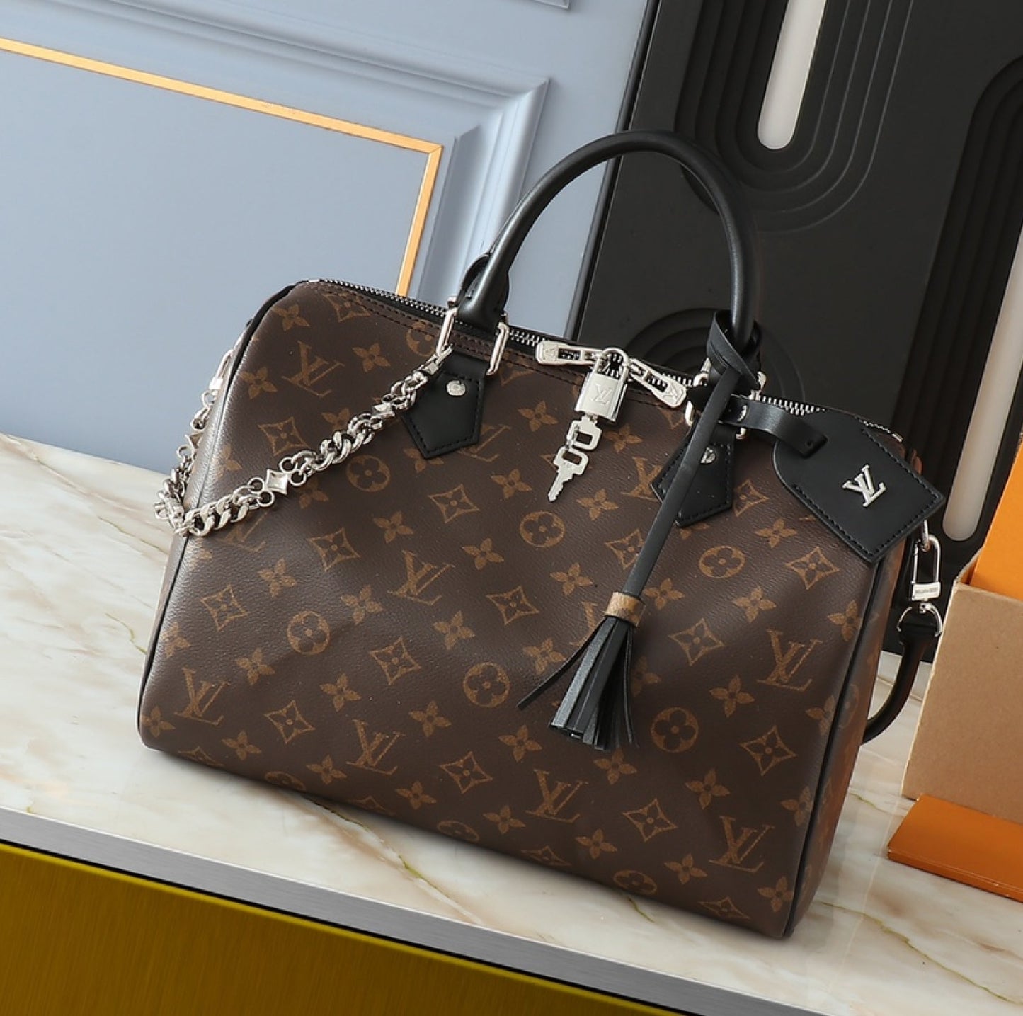 LV Speedy Soft 30 Boho Handbag