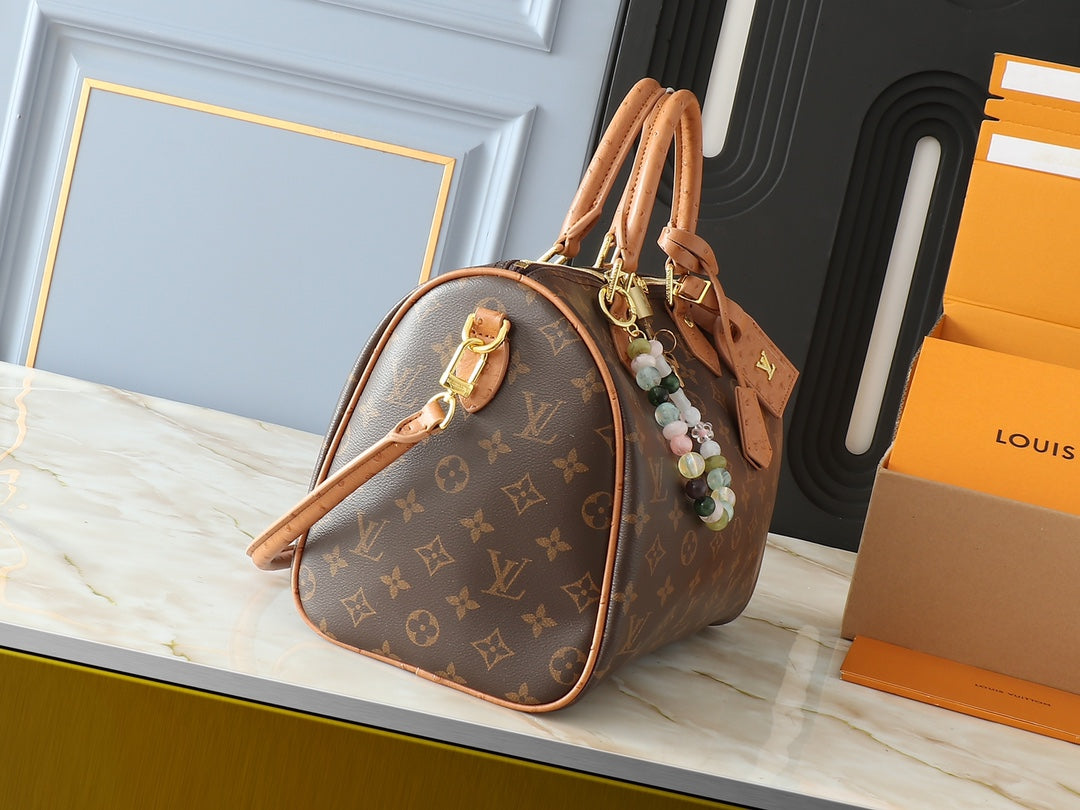 LV Speedy Soft 30 Boho Handbag