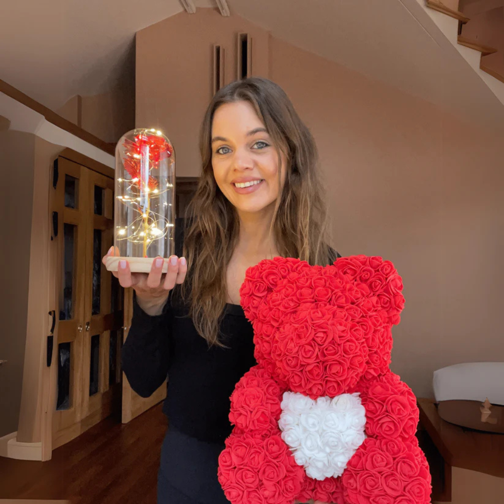 LumiRose™ | Enchanted Sparkly Rose