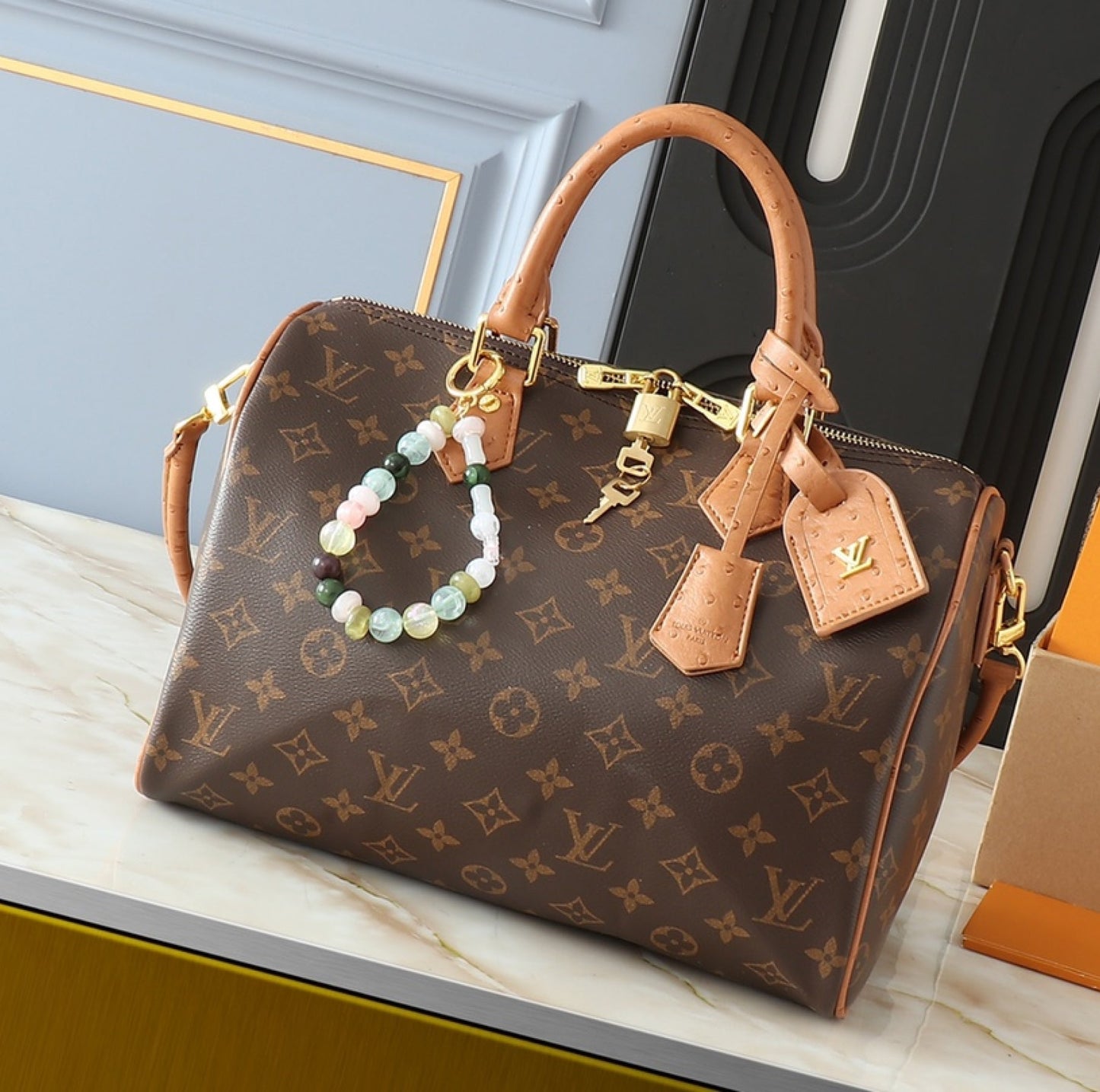 LV Speedy Soft 30 Boho Handbag