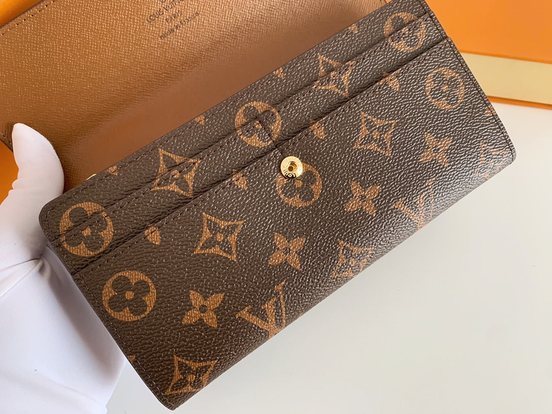 LV Monogram Sarah Long Wallet