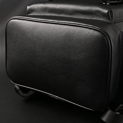 Prada Nylon & Leather Multi-Pocket Backpack – Black