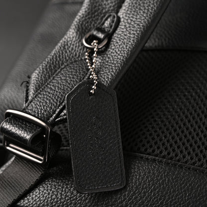 Prada Nylon & Leather Multi-Pocket Backpack – Black