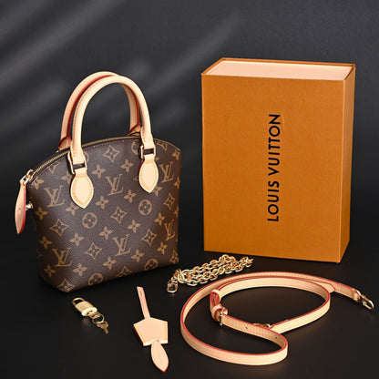 Louis Vuitton Speedy 30 Handbag – Monogram Canvas with Leather Trim
