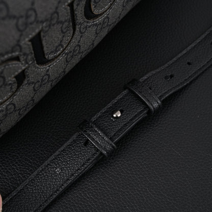 Gucci Ophidia GG Supreme Belt Bag – Black/Grey Monogram