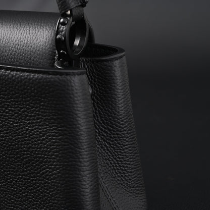 Chanel Classic Flap Bag – Black Quilted Caviar Leather with Gold-Tone Hardware