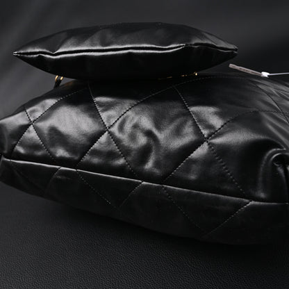 Chanel 19 Flap Bag – Black Quilted Lambskin with Gold & Ruthenium Hardware