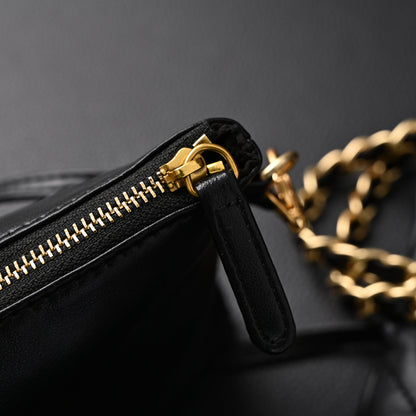 Chanel 19 Flap Bag – Black Quilted Lambskin with Gold & Ruthenium Hardware