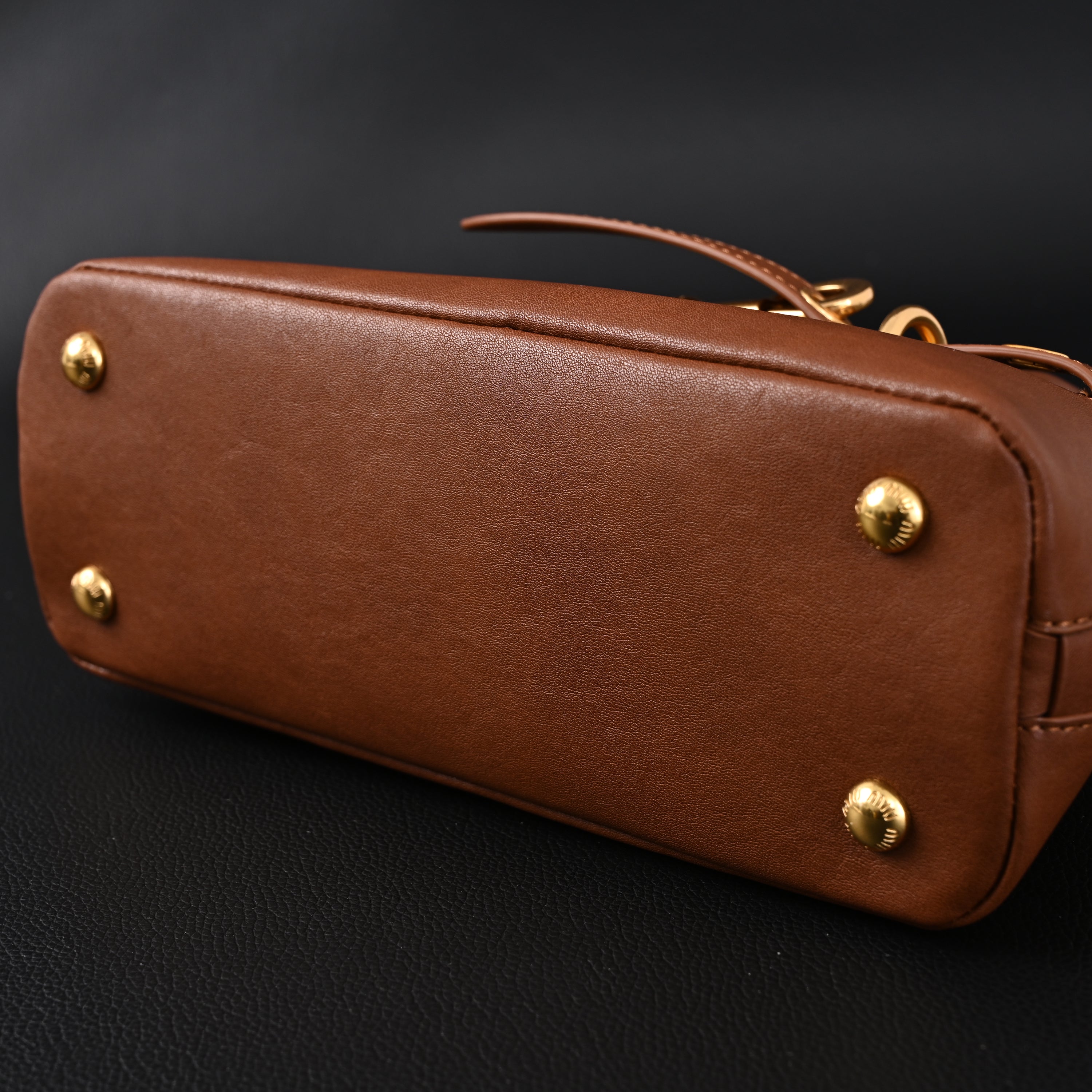Gucci Horsebit 1955 Brown Leather Top Handle Bag
