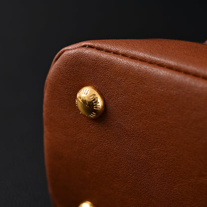 Gucci Horsebit 1955 Brown Leather Top Handle Bag