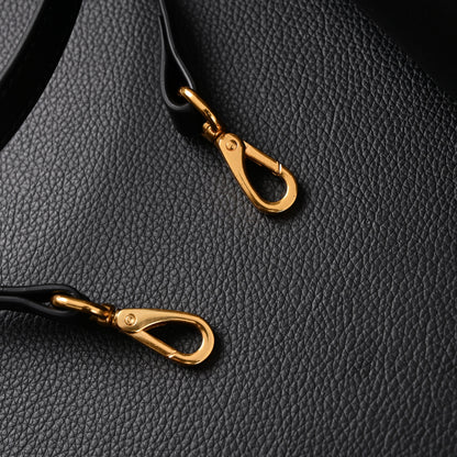 Miu Miu Black Leather Satchel Bag – Medium Structured Tote