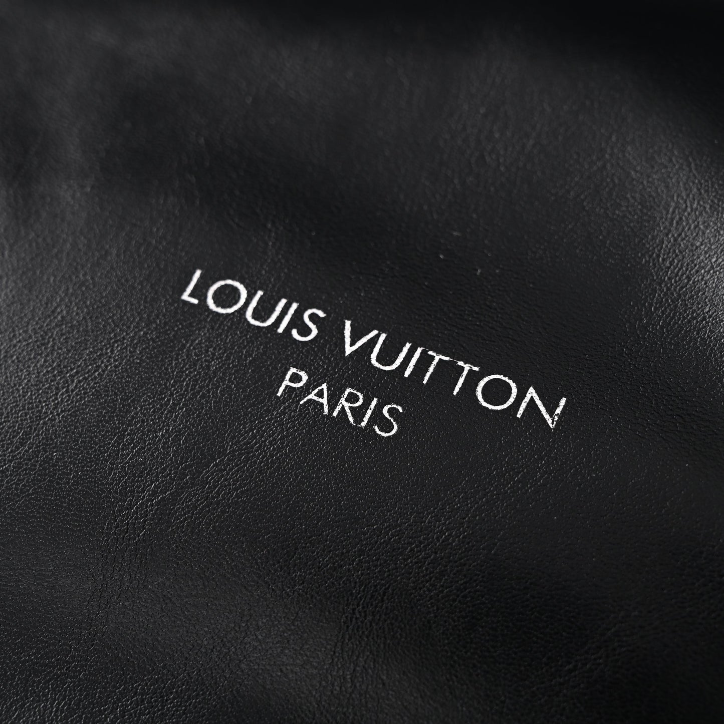 Louis Vuitton Black Mahina Leather Hobo Shoulder Bag