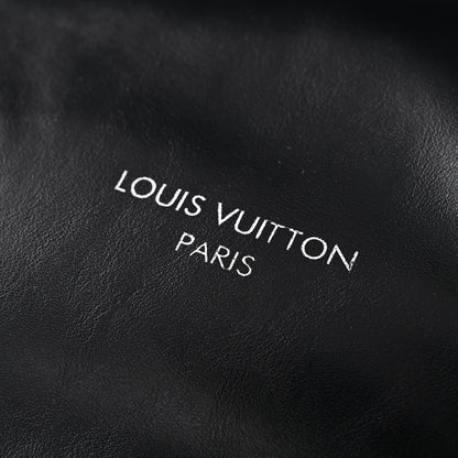 Louis Vuitton Black Mahina Leather Hobo Shoulder Bag