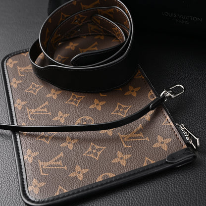 Louis Vuitton Graceful MM Black Monogram Hobo Bag