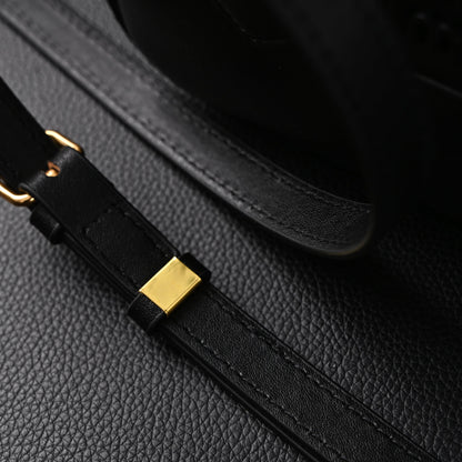 Miu Miu Black Matelassé Leather Satchel Bag – Mini Top Handle