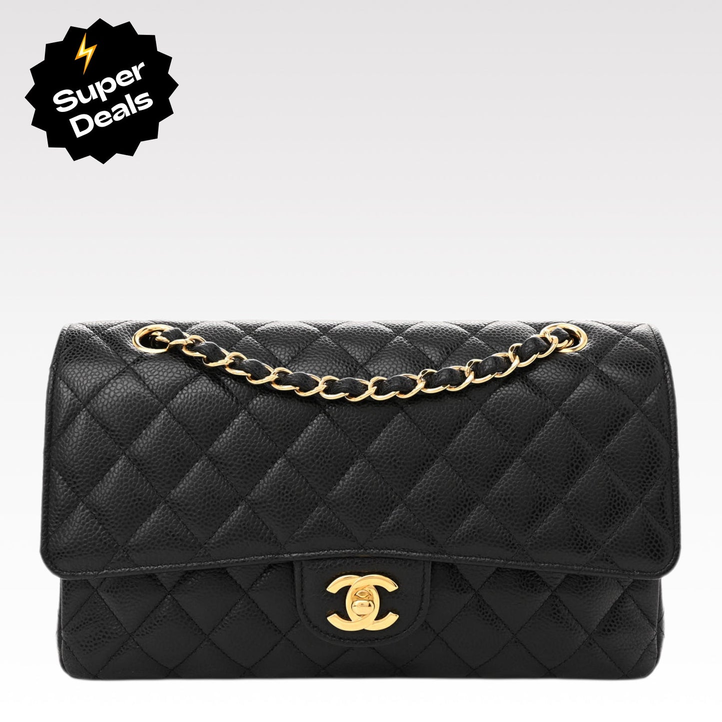 Chanel Classic Flap Bag Medium Gold Hardware