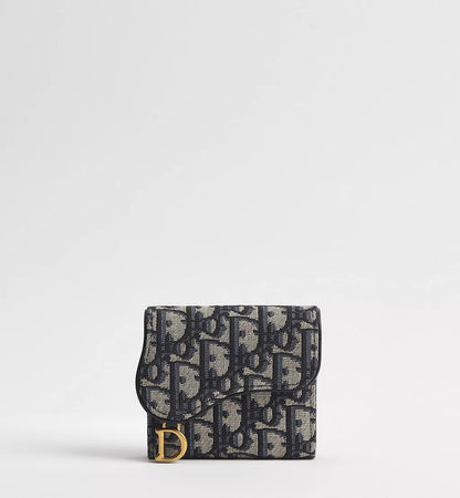 DIOR Saddle Lotus Wallet