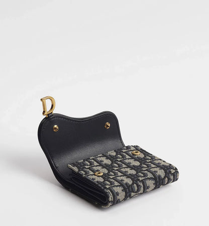 DIOR Saddle Lotus Wallet