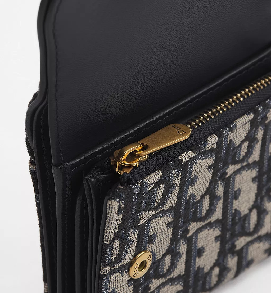 DIOR Saddle Lotus Wallet