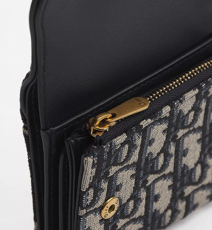 DIOR Saddle Lotus Wallet