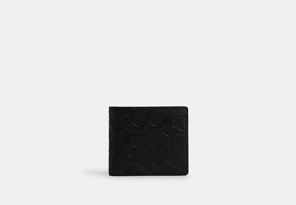 Coach Coin Wallet - Signature Crossgrain Leather