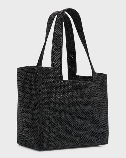 SAINT LAURENT Hobo YSL Shoulder Bag in Raffia