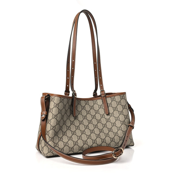 GG Emblem Shopper Medium Tote Bag