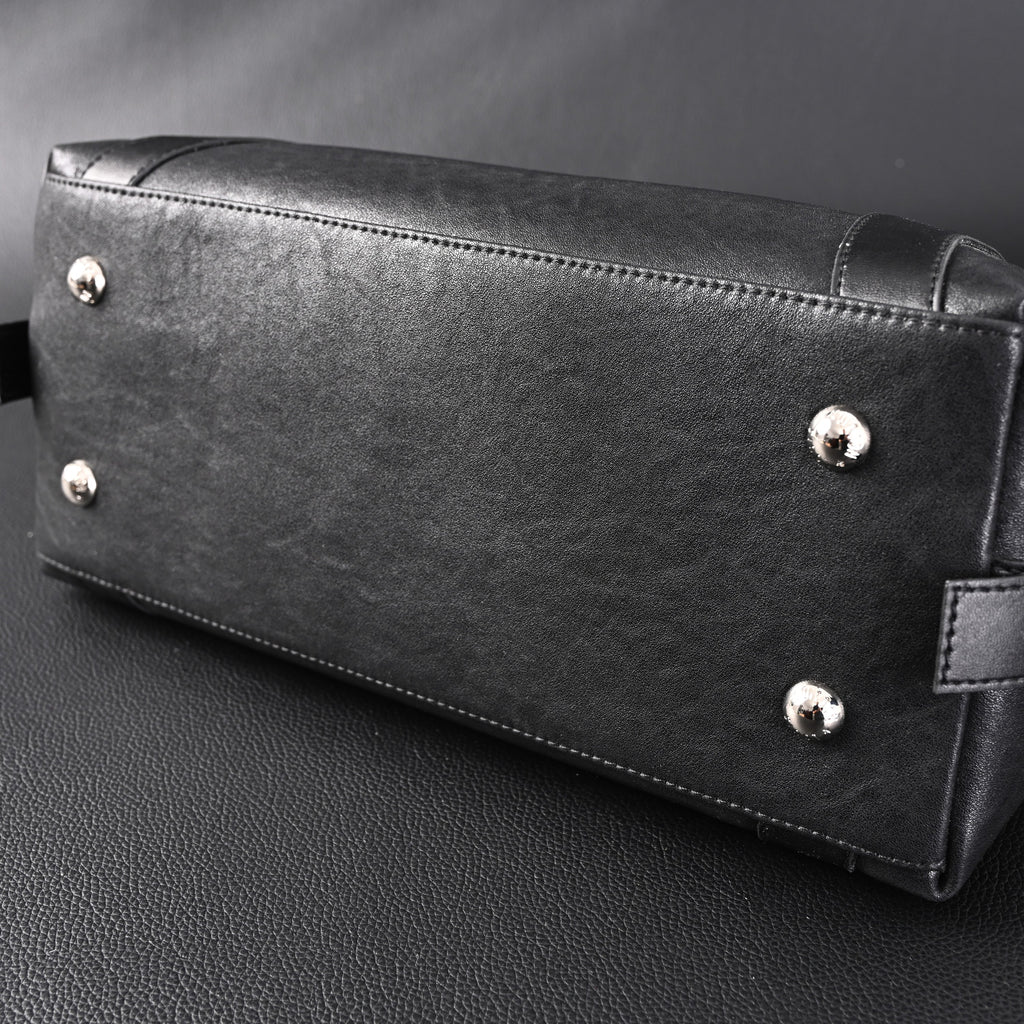 Louis Vuitton Nano Biker Bag in Black Lambskin Leather – Top Handle & Shoulder Carry (M14623)