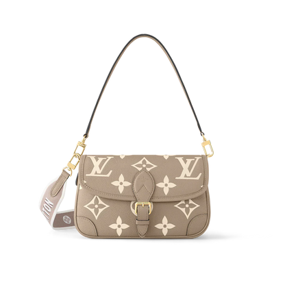 Louis Vuitton Diane Monogram Empreinte Tourterelle Beige cream