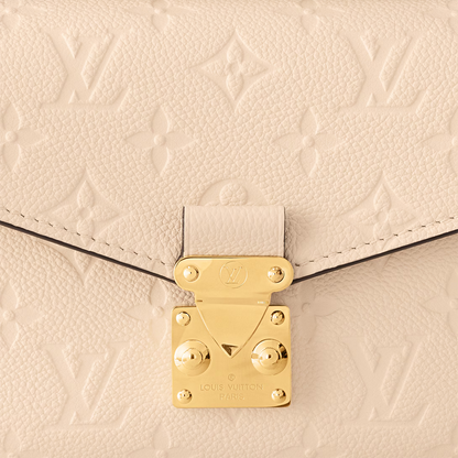 LV Pochette Métis East West Monogram Canvas Handle Crossbody Bag with Chain Strap and Leather Trim (21.5 x 13.5 x 6) cm